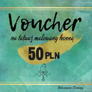 Voucher na tatuaż z henny
